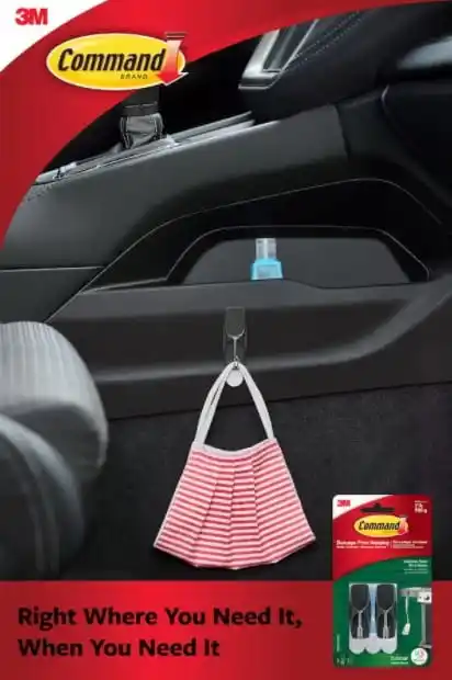 물건을 제자리에 고정해야 하나요? 코맨드 후크를 사용하세요