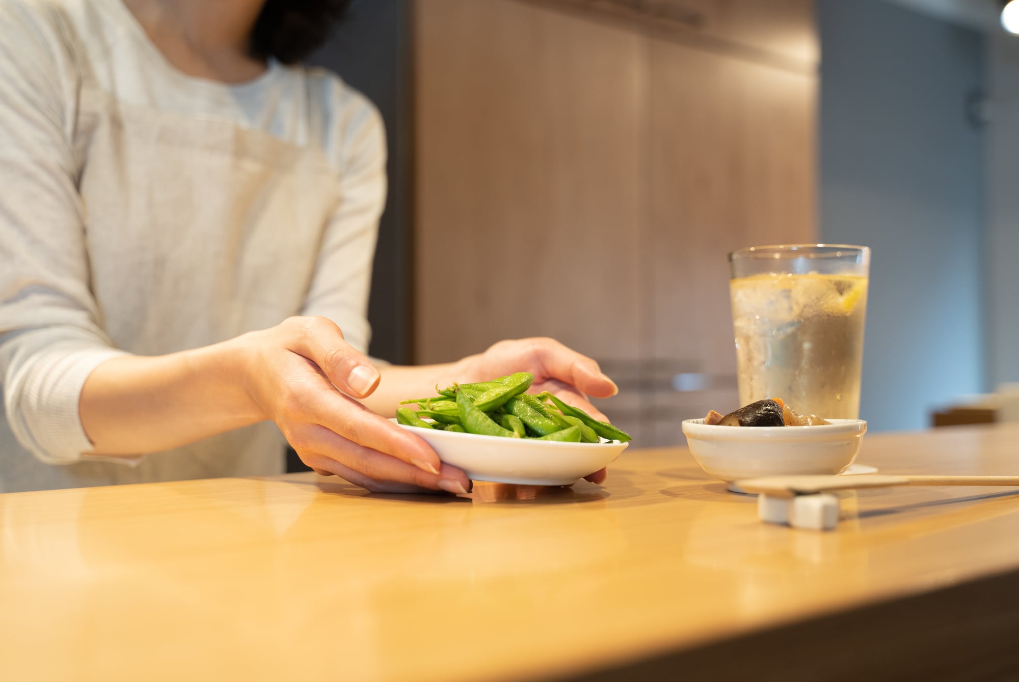 Otoshi dishes at an izakaya